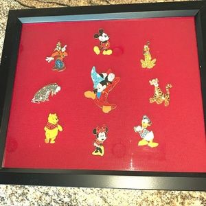 Vintage collection of rhinestone Disney pins